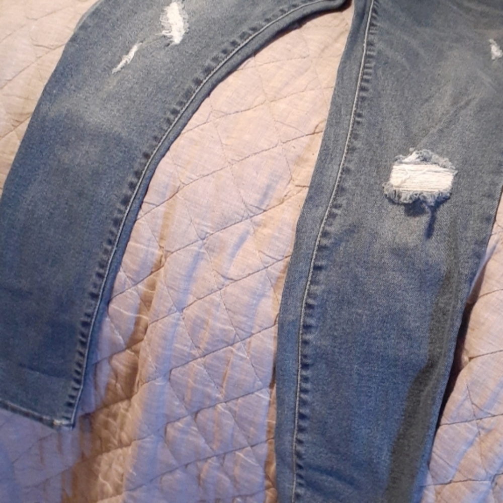 Rsq girls high rise skinny Jean's size 7 / 28 - Picture 2 of 5
